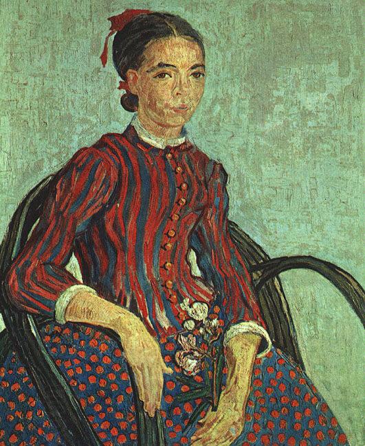Vincent Van Gogh La Mousme, Sitting China oil painting art